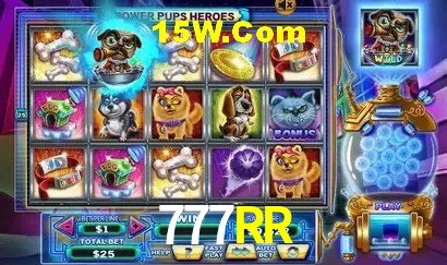 Biblioteca de slots populares na 777RR
